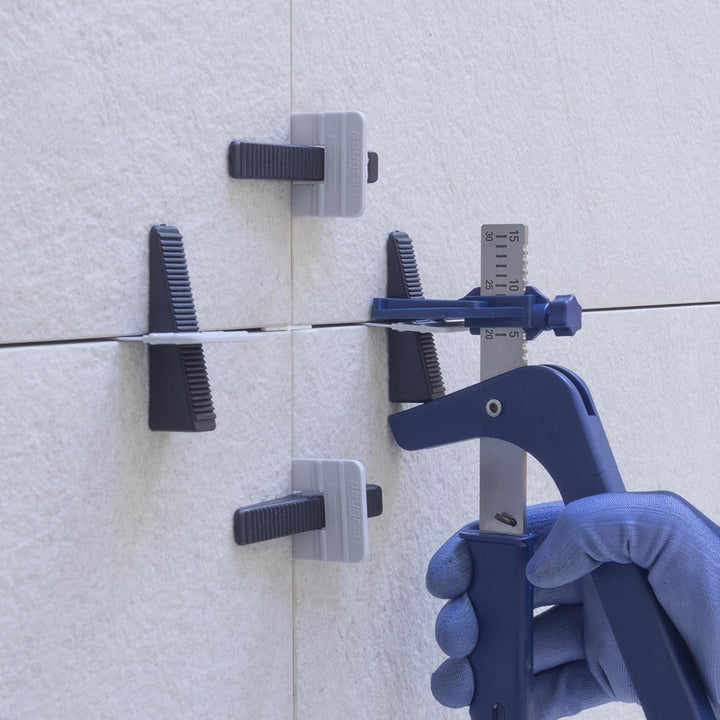 Zuglaschen Nivelliersystem Peygran 3mm türkis 300 Stück 3 mm, 300 Clips, 3 mm, 300 Clips