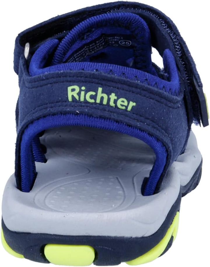 Richter Kinderschuhe Jungen Boulder Sandale, 28 EU Nautical Blue Apple