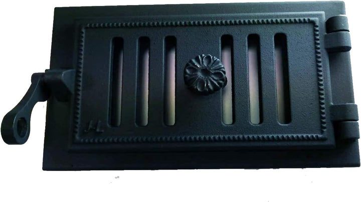 Sellon24® Revisionstür aus Gusseisen 34x19cm Gusseisen Kacheltür Backofentür Schwarz