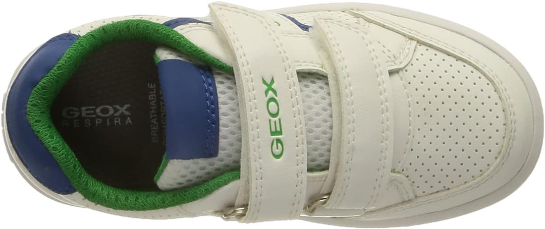 Geox Jungen J Arzach Boy A Sneakers 29 EU White Royal, 29 EU White Royal