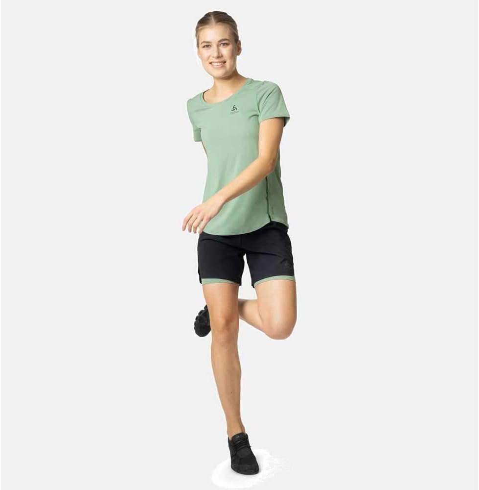 Odlo Damen Zeroweight Chill-tec_313871 Kurzarm Laufshirt S Loden Frost, S Loden Frost