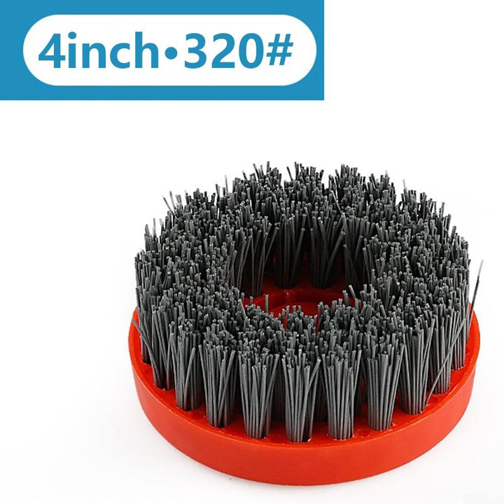 10,2 cm Winkelschleifer-Reinigungsbürste, runde Schleifbürste, Stein-antike Bürste für Stein Granit