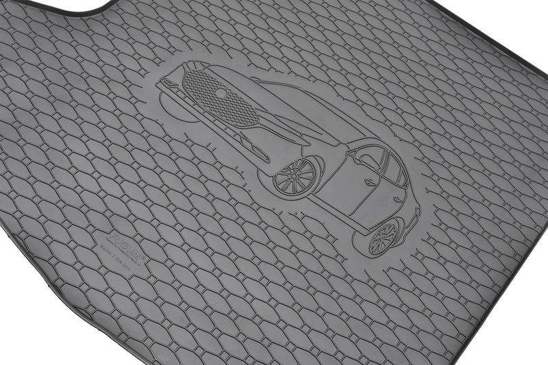 Passgenaue Kofferraumwanne und Gummifussmatten geeignet für Mazda 3 Limousine ab 2019