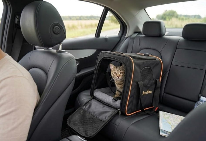 Brave Paws Tragetasche Haustier - Transporttasche Hund & Katze - Ideal für Katzen Transport & Hunde