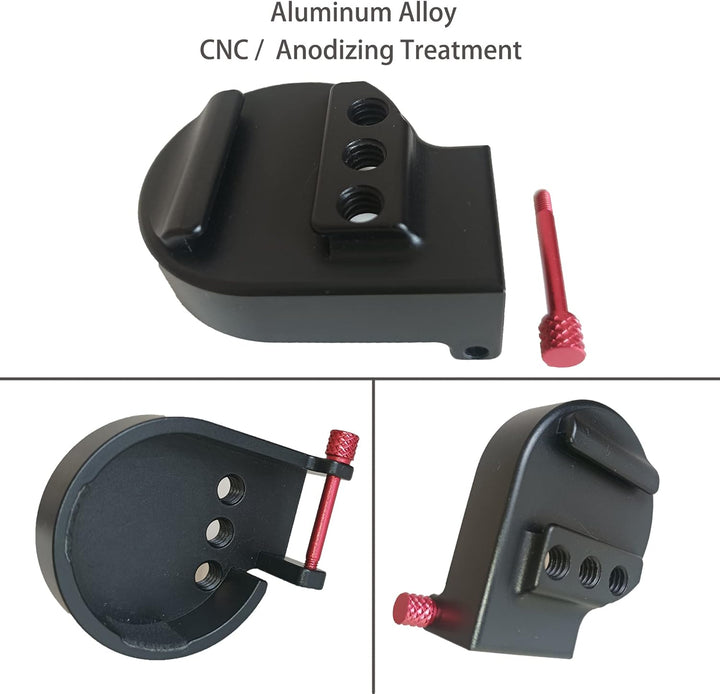 OM 5 OM 6 Cold Shoe Microphone Mount Ring Clamp Adapter Extension Bar for DJI OM5 6Applied to Rode V