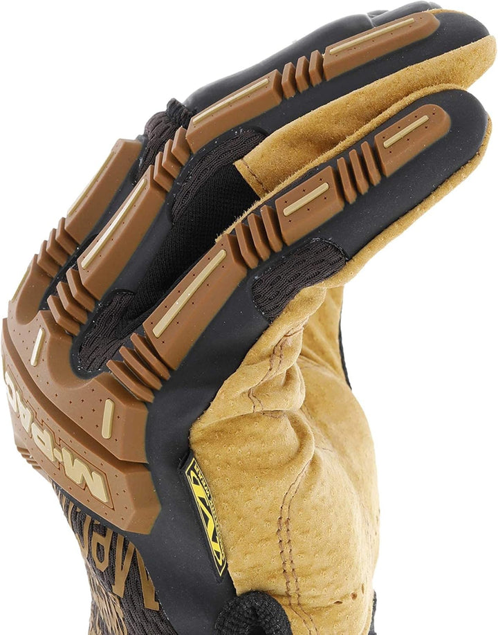 Mechanix Wear M-Pact® Leather Framer Handschuhe (XX-Large, Braun/Schwarz)