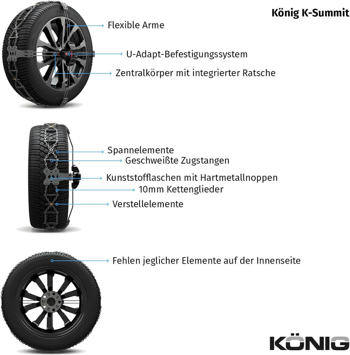 KÖNIG K-Summit K11 - Schneeketten, K11