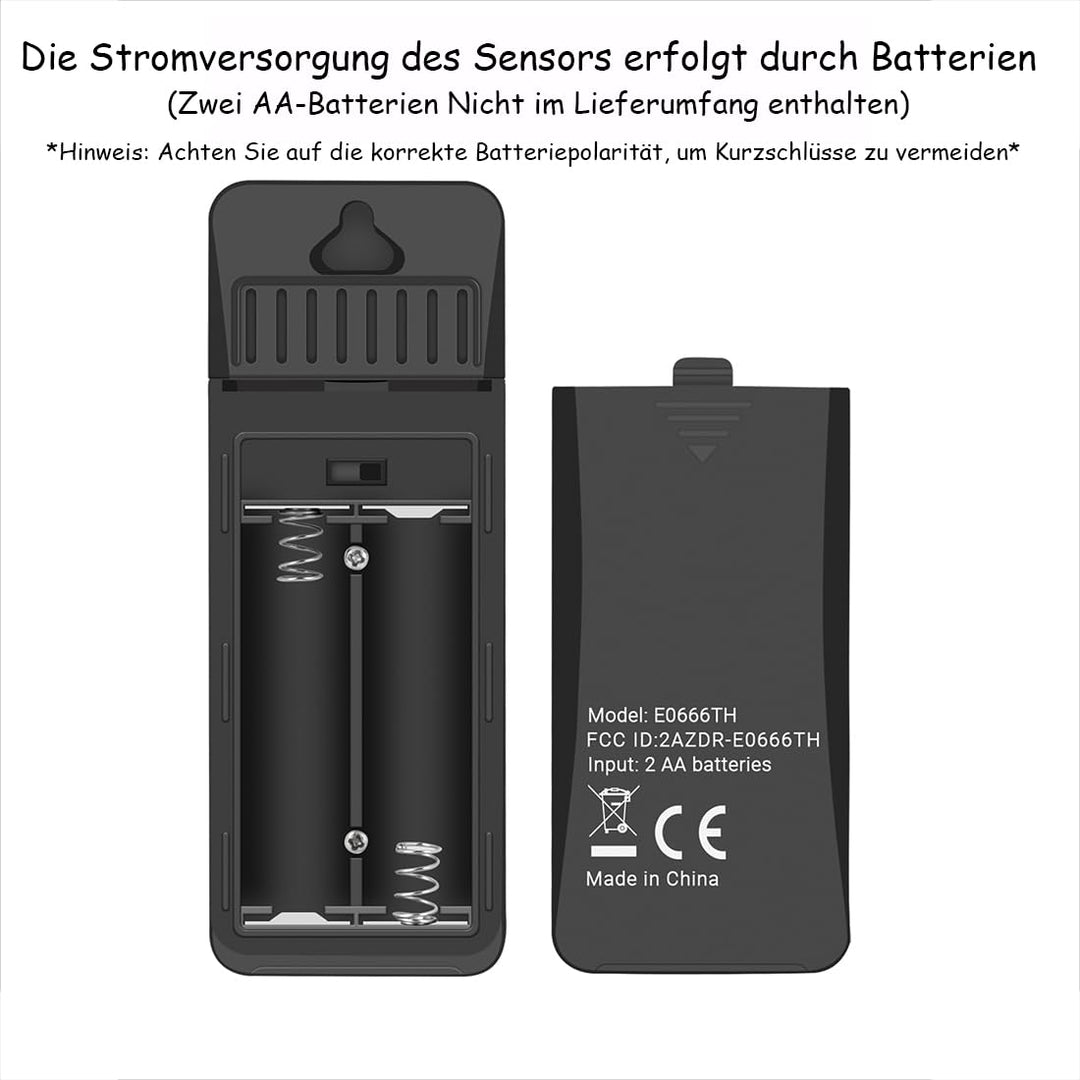 [NUR für BALDR] Wetterstation Aussensensor, Thermo-Hygro-Sender, Funk-Aussensensoren Verbinden mit d