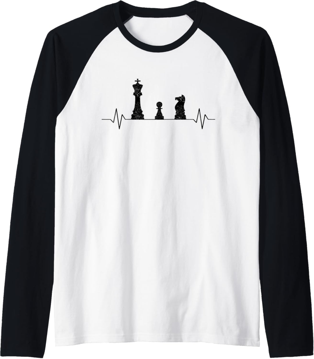 Schach-Herzschlag - Schachspieler Raglan