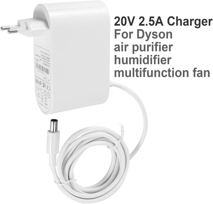 20V Netzteil Ladegerät für Dyson Ventilator/Luftreiniger TP04 TP05 TP06, DP04 BP01 PH02 PH04 PH09, L