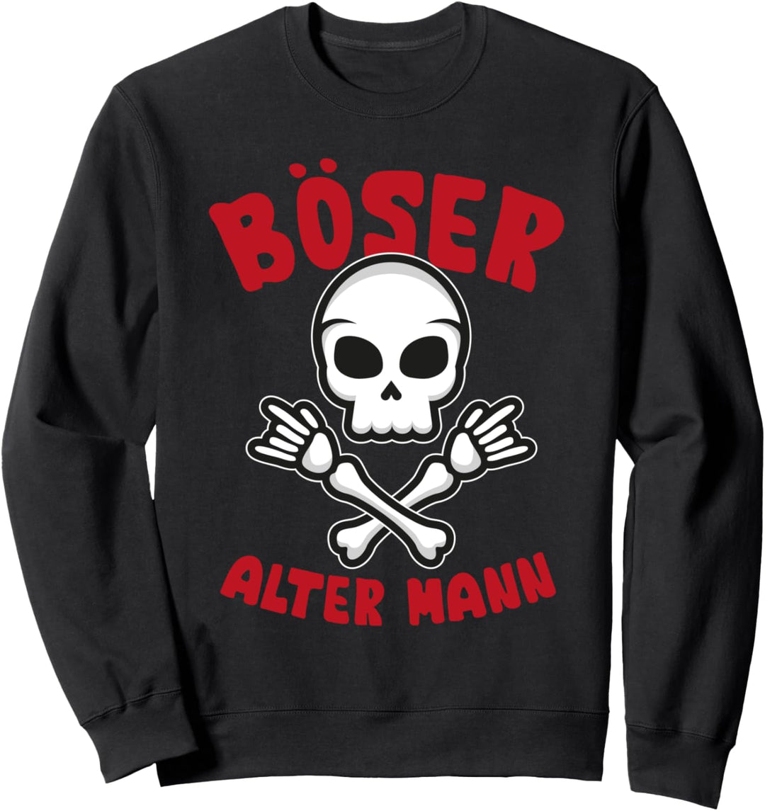 Böser Alter Mann Comic Sweatshirt