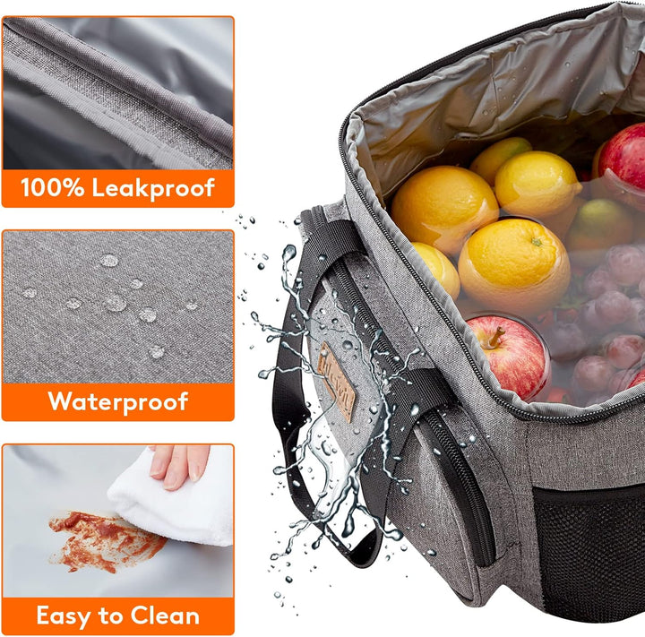 Lifewit 15L Kühltasche Picknicktasche Lunchtasche Mittagessen Tasche Thermotasche Kühltasche Isolier