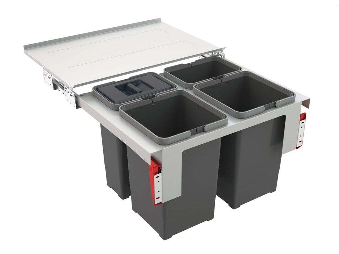 Franke Sorter Garbo 60-4 Abfallsorter Abfalleimer Mülleimer Abfallsammler, Plastic, grau, 10 cm
