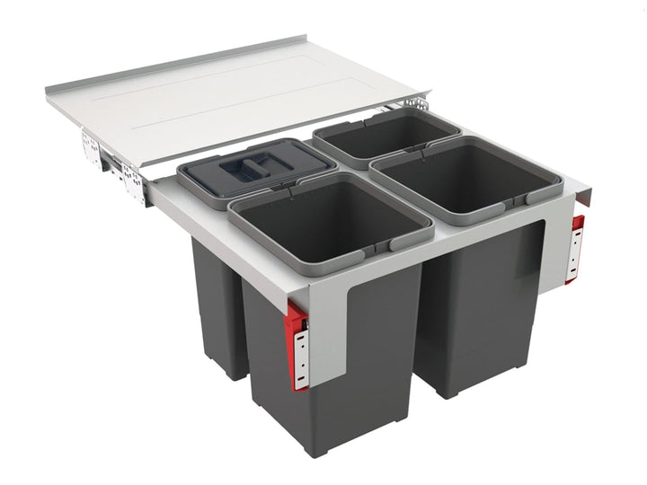Franke Sorter Garbo 60-4 Abfallsorter Abfalleimer Mülleimer Abfallsammler, Plastic, grau, 10 cm