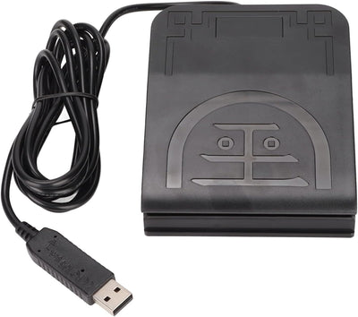 Leapiture USB-Fussschalter-Pedal, Transkriptions-Fussschalter-MIDI-Controller Ergonomisches Einzel-F