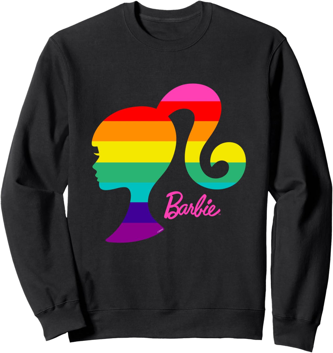 Barbie, Regenbogen, Logo Sweatshirt
