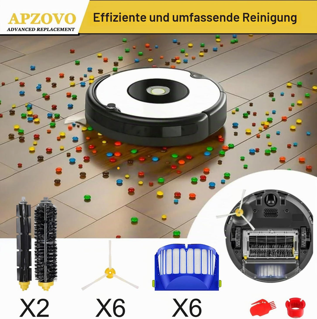 Zubehör Ersatzteile für iRobot Roomba 600 604 605 606 610 612 614 615 616 620 621 626 627 630 631 63