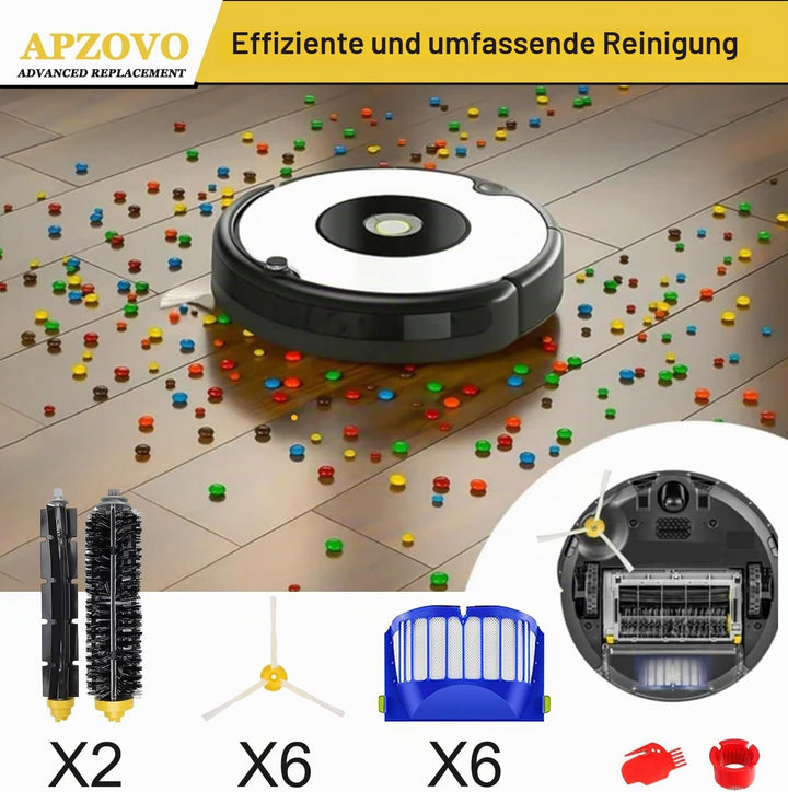 Zubehör Ersatzteile für iRobot Roomba 600 604 605 606 610 612 614 615 616 620 621 626 627 630 631 63