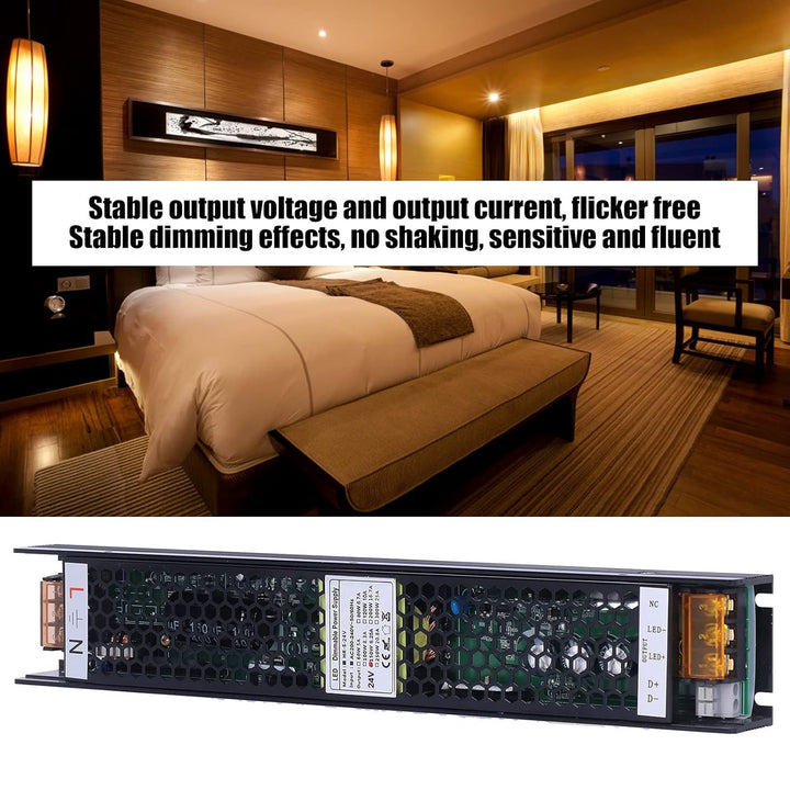 LED Dimmbare Stromversorgung, Slim Triac und 0-10 V DIMPS-, und OUTLAD-Schutz, Flackern Frei, 150 W