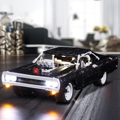 Led Licht Set für Lego Dom's Dodge Charger,Dekorations Led Beleuchtungs Set für Lego 42111 Technic R