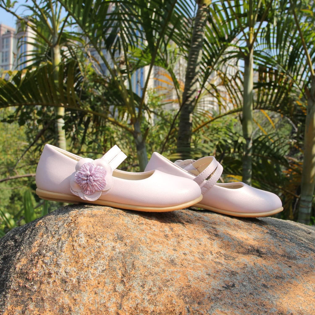EIGHT KM - Kleinkind Mädchen Kleid Ballerinas Schuhe - Mary Jane Wohnungen - Prinzessin Hochzeit Sch