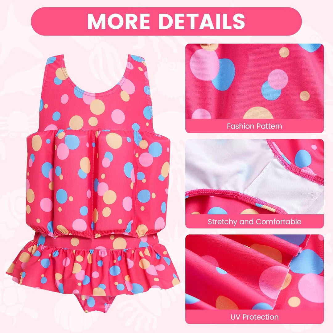 Badeanzug Baby Mädchen mit Floatation Kleinkind Schwimmtraining Hilfe Schwimmende Badeanzug EIN Stüc