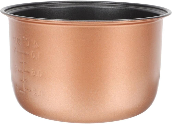 Yardwe Haushalt Reiskocher Innentopf Antihaft Reiskocher Topf Elektrokocher Zubehör 3L Roségold, Ros