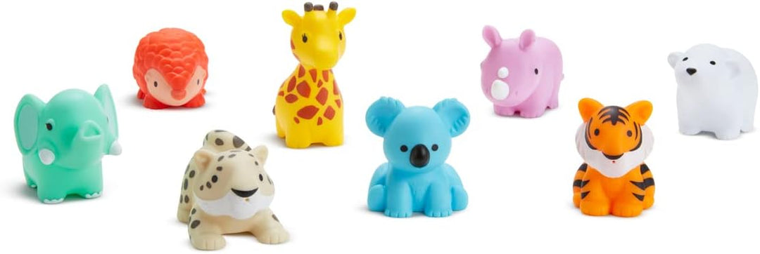Munchkin Wild Tiere Baby Badespielzeug, 8 Stücks, Multi Wild Animals, 8 Pack, Wild Animals, 8 Pack