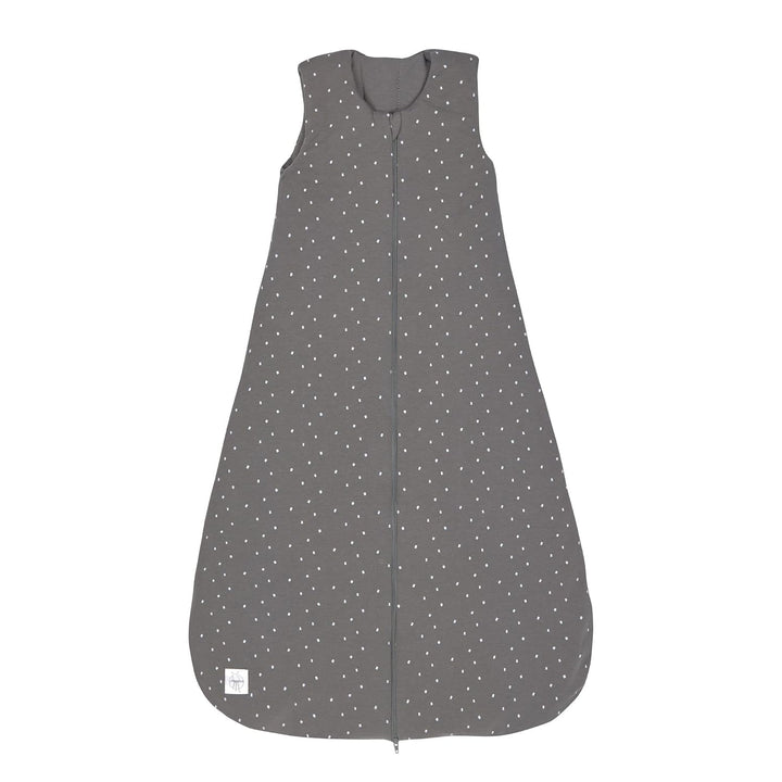LÄSSIG Baby Ganzjahres Schlafsack ohne Ärmel unisex/Sleeping Bag Interlock Spots anthracite, Grösse