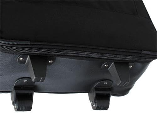 Classic Cantabile Keyboardtasche mit Rollen 115cm schwarz (robuster Gigbag, Innenmasse, 115 x 45 x 1