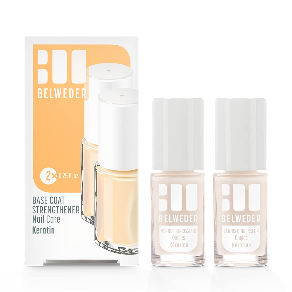 BELWEDER - Nagelhärter mit Keratin 2 x 7,5ml - Nagelpflege für Geschwächte und Weiche Nägel - Nagelh