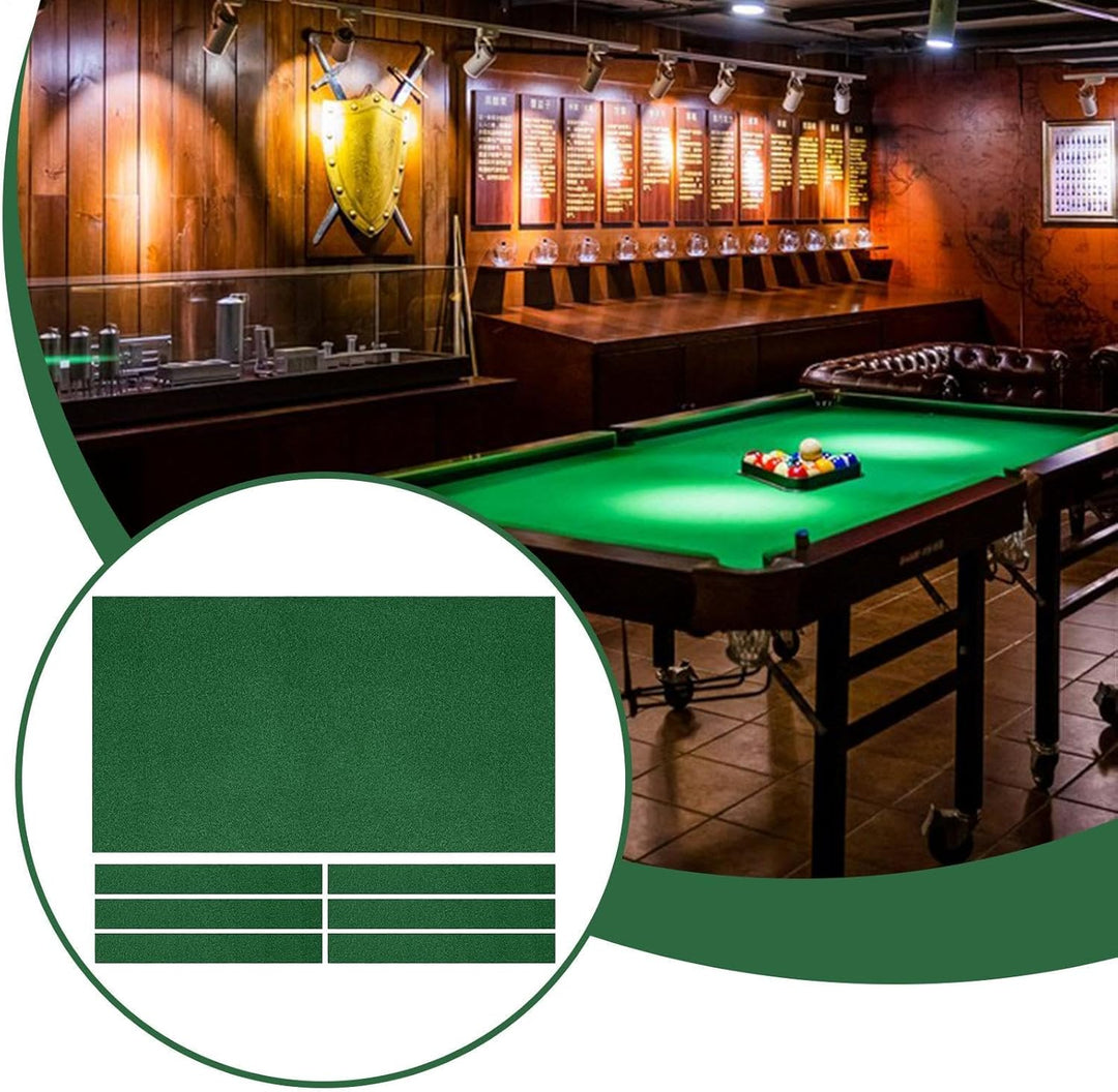 Billardtisch-Filztuch,Tuch-Billardtisch-Filz - Indoor-Pool-Tischdecke,Lange professionelle Billardti