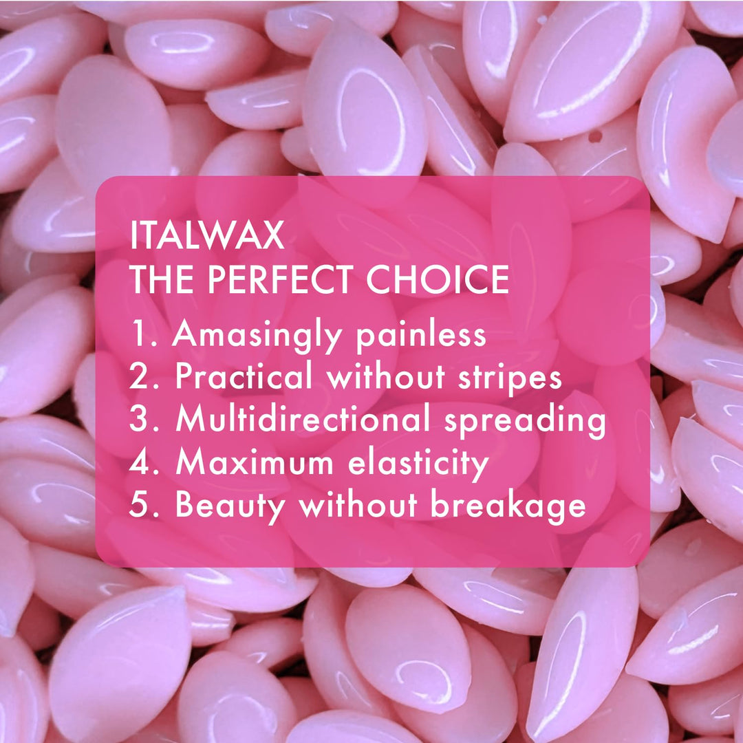 Italwax Face Selfie - 500g - Empfindliches Hartwachs für das Gesicht mit Ölkomplex - Perfekt für das