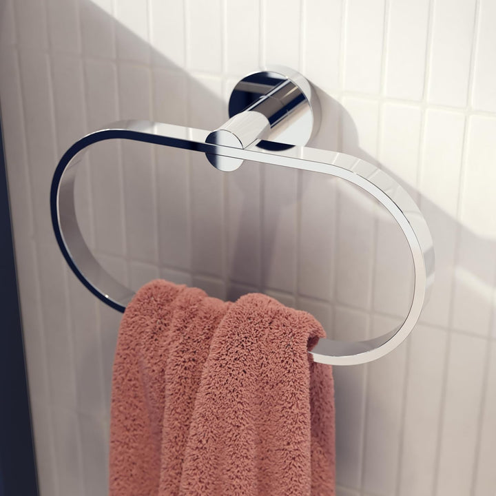 Croydex Flexi-Metra Handtuchring, Chrom, Handtuchring