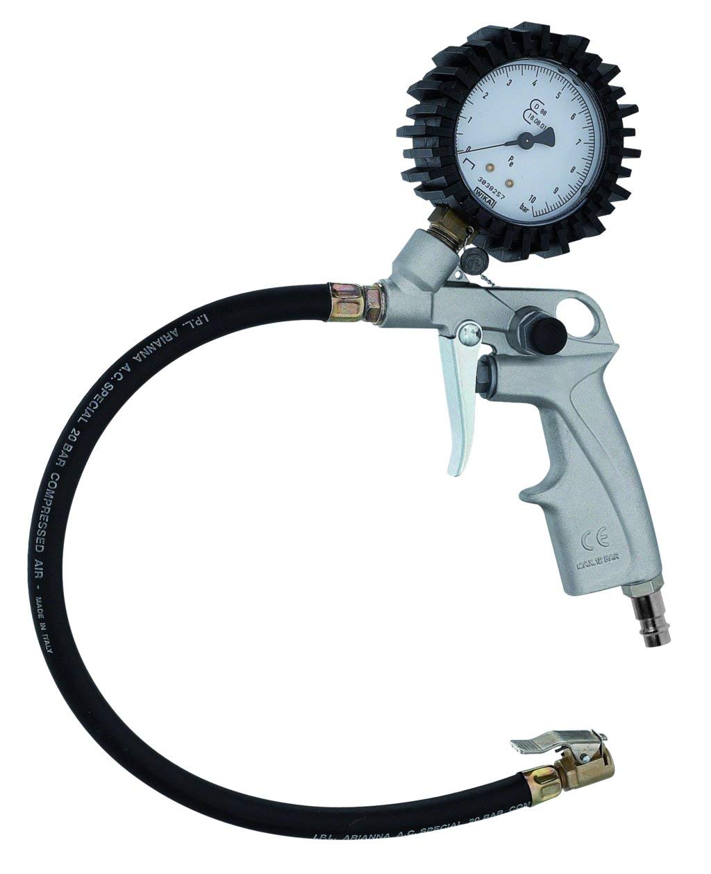 Schneider airsystems Reifenfüll Messgerät RF-RM, Schlauchlänge: 41 cm, Durchmesser Manometer: 60 mm,