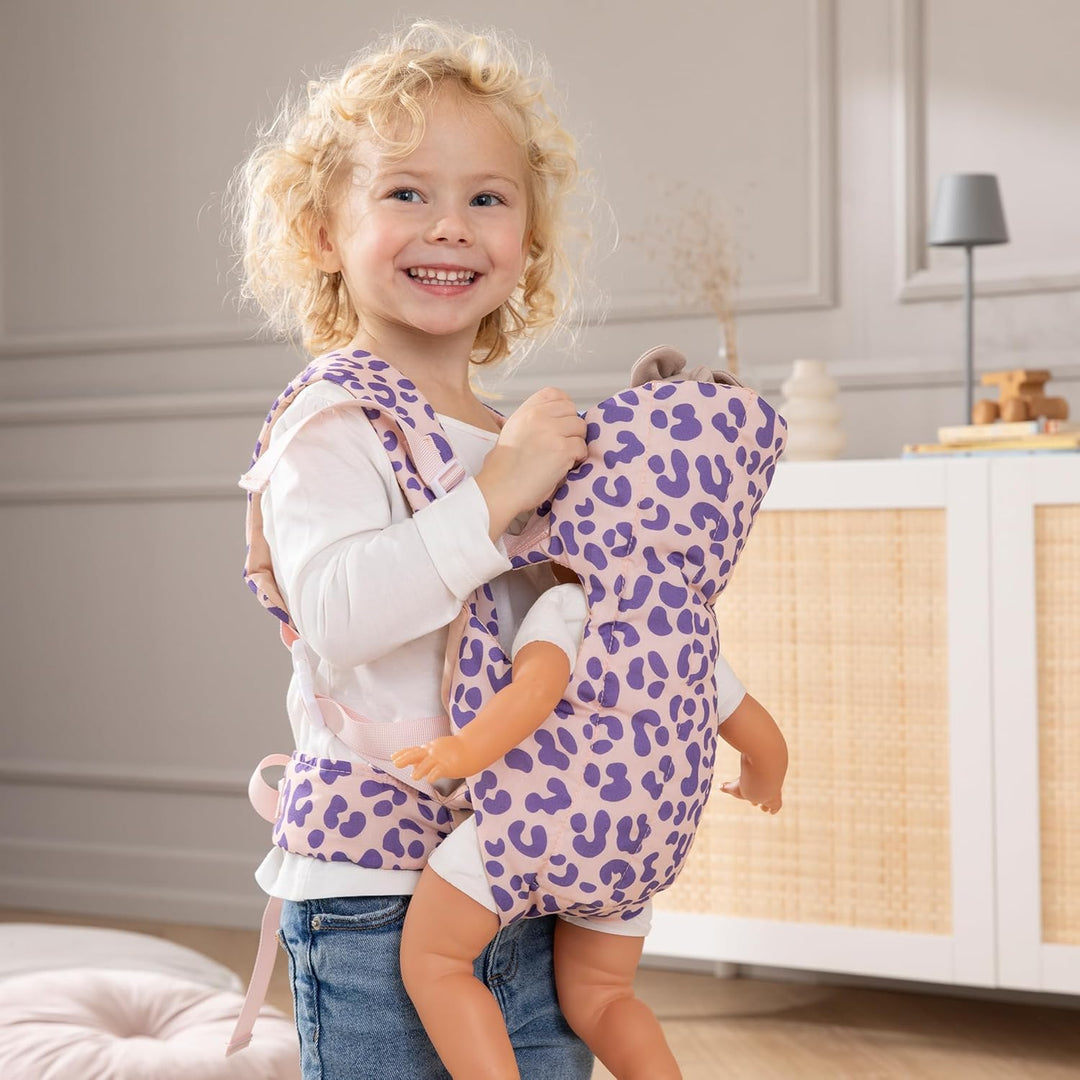 howa Puppentrage Kinder, Puppen Bauchtrage, Puppenzubehör für Babypuppe, Spielzeug Babytrage Puppe m