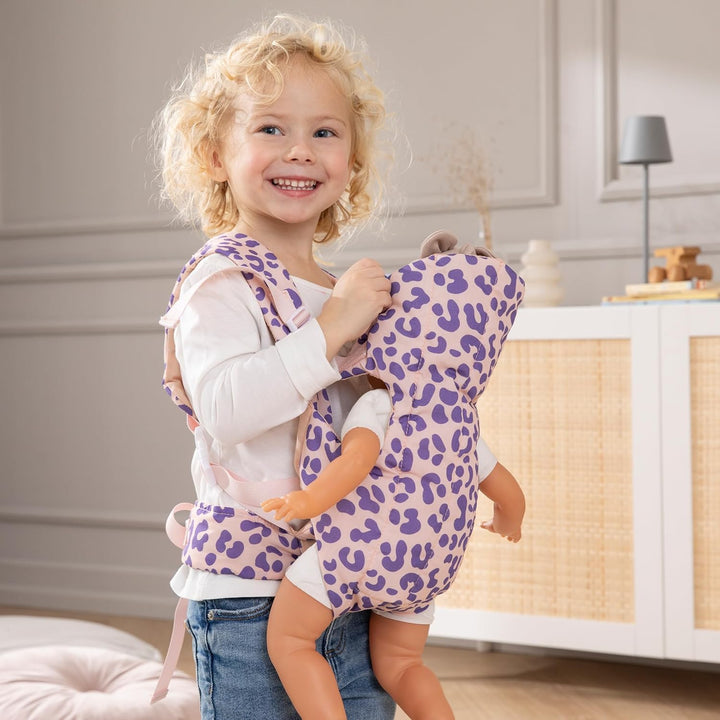 howa Puppentrage Kinder, Puppen Bauchtrage, Puppenzubehör für Babypuppe, Spielzeug Babytrage Puppe m