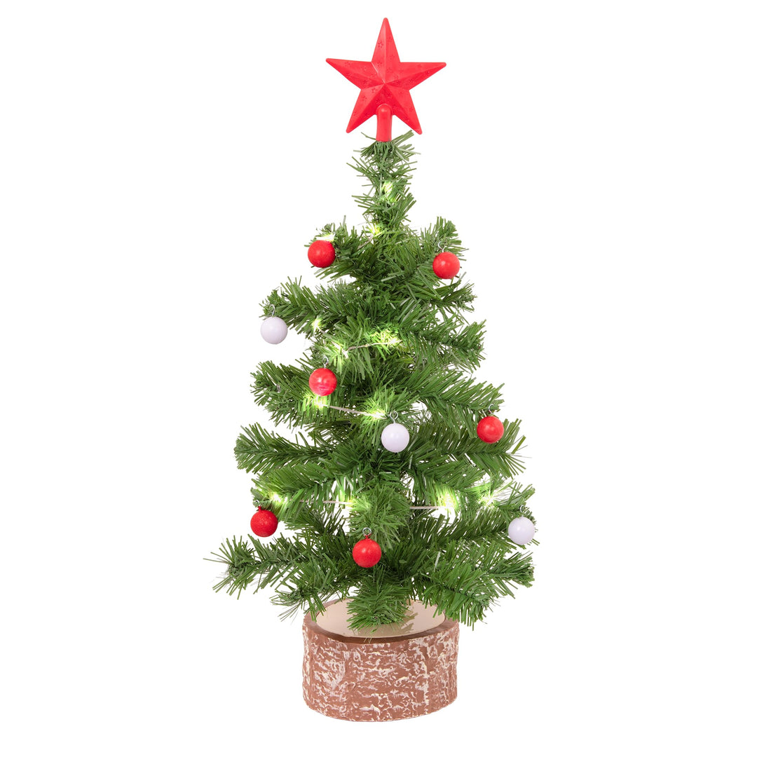 Our Generation Weihnachtsbaum Puppenzubehör – Puppenhaus Zubehör Weihnachten mit funktionierender Li