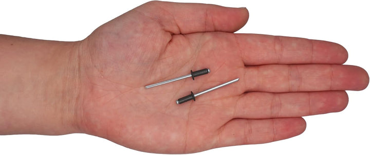 SKIR'CO (1000 Stück) Lackierte Blindnieten 3,2 x 8 mm, Kuppelkopf, DIN 7337, Aluniete, Popnieten (10