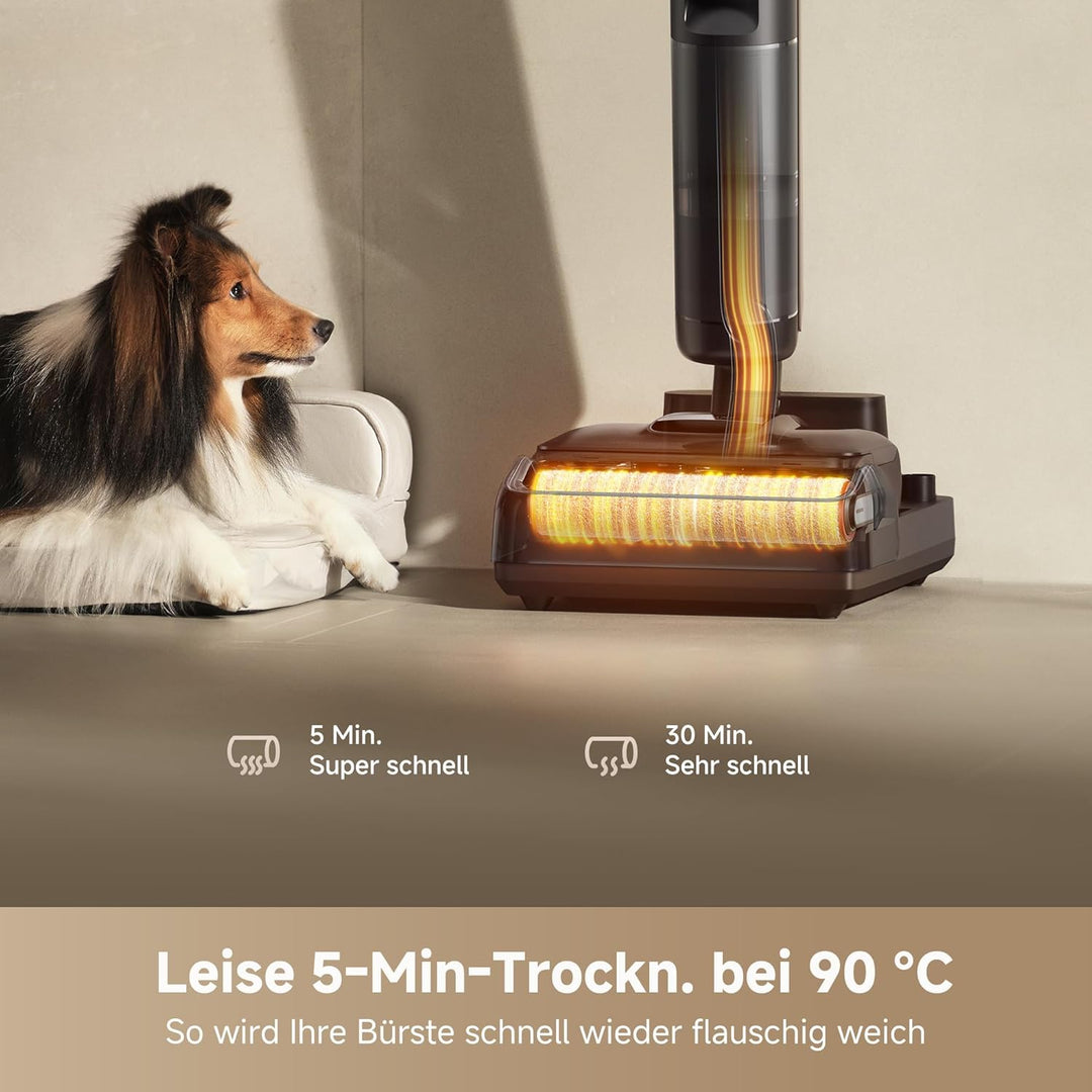 dreame H15 Pro Nass- und Trockensauger, GapFree AI DescendReach Roboterarm, dreifache Kantenabdeckun