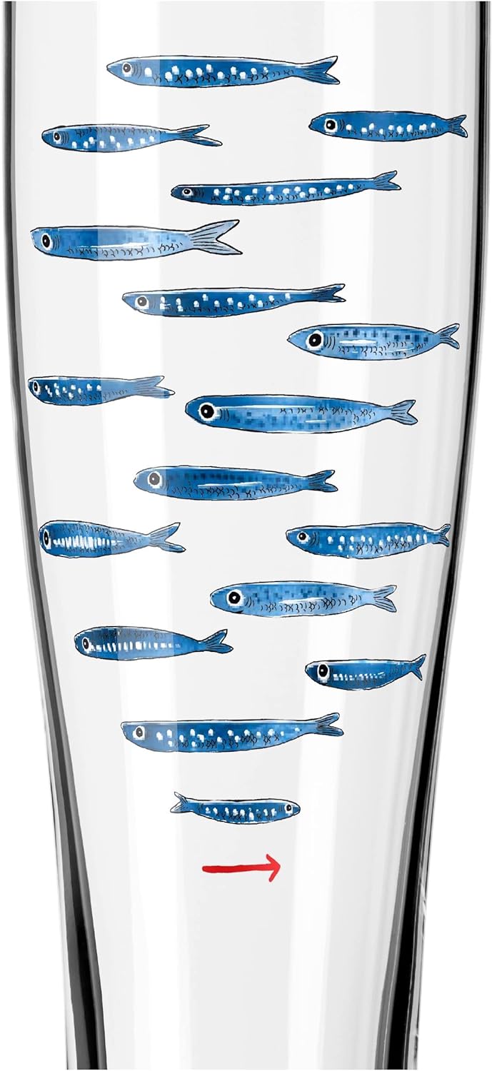 RITZENHOFF 3481007 Weizenbierglas 500 ml – 2er Set – Serie Brauchzeit Set Nr. 7 – 2 Stück mit mehrfa