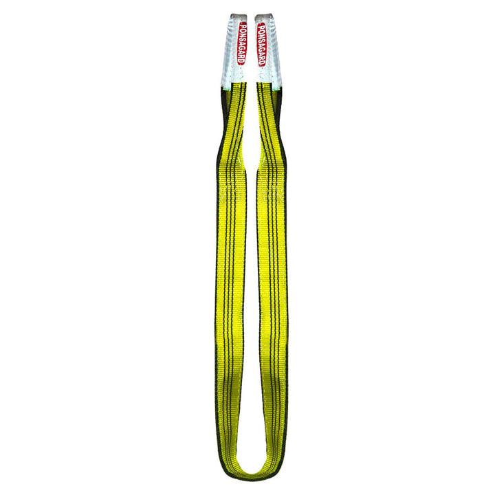 PONSA. 3t-3m. Schlaufen-Hebebänder mit Schlaufen aus Polyester 3000- kg - 3- meter - 90mm breit, mit