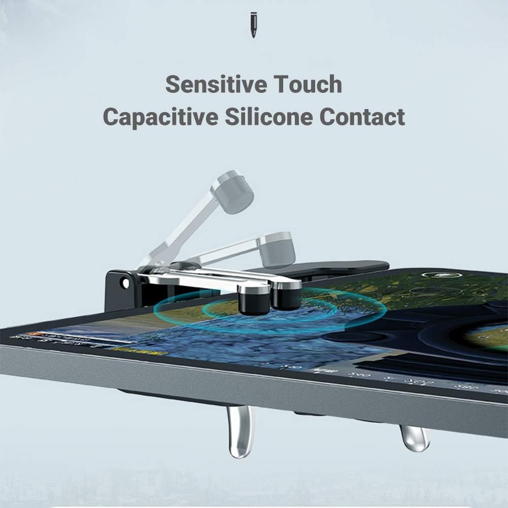Mobile Controller Tablet [6 Fingers] Game Controller 4 Trigger vereinfachter Tablette PC Gamecontrol