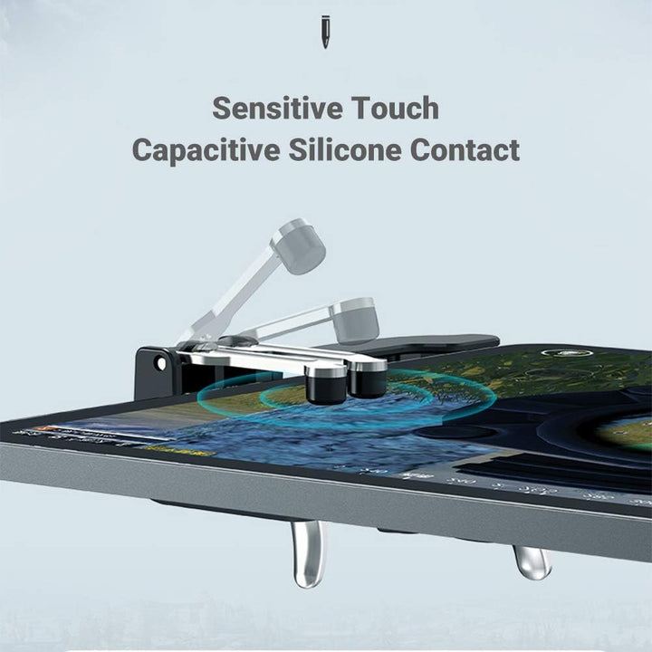 Mobile Controller Tablet [6 Fingers] Game Controller 4 Trigger vereinfachter Tablette PC Gamecontrol