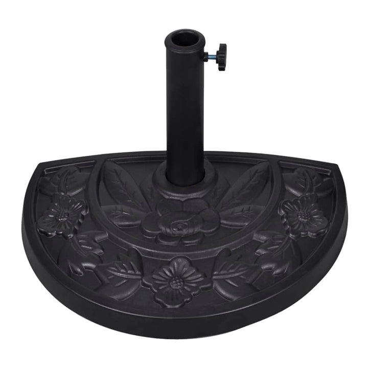 vidaXL Sonnenschirmständer Halbrund 9 kg Schirmständer Schirmhalter Ständer Default Title, Default T
