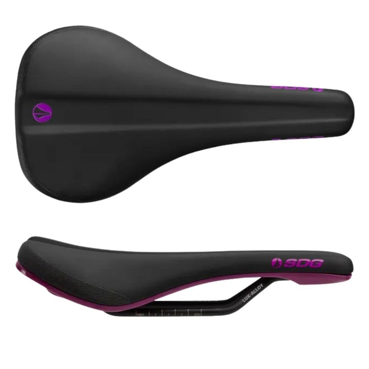 SDG Components Bel-Air V3 Lux-Alloy Mountain Bike Saddle Saddle, 260 x 140mm, Unisex, Road Gravel Bi