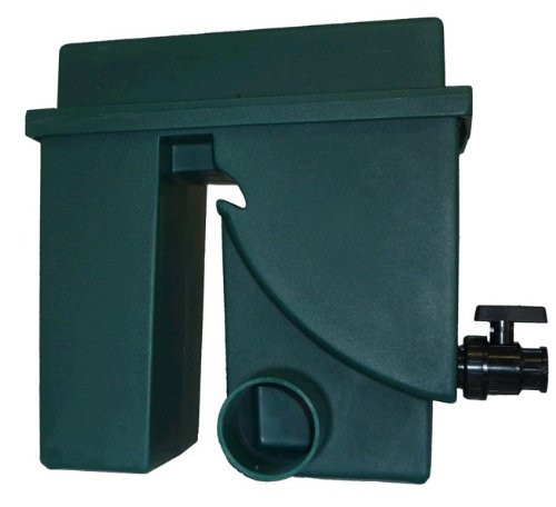 Spaltsiebfilter Bogensiebfilter Teichfilter grün Spaltsieb/Bogensieb 300µ mit Schmutzauslass