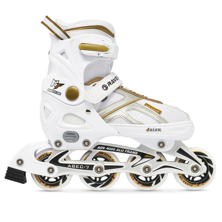 RAVEN Pulse Inline Skates Inliner für Kinder und Erwachsene OPTIONAL 2in1 mit Schlittschuhen verstel