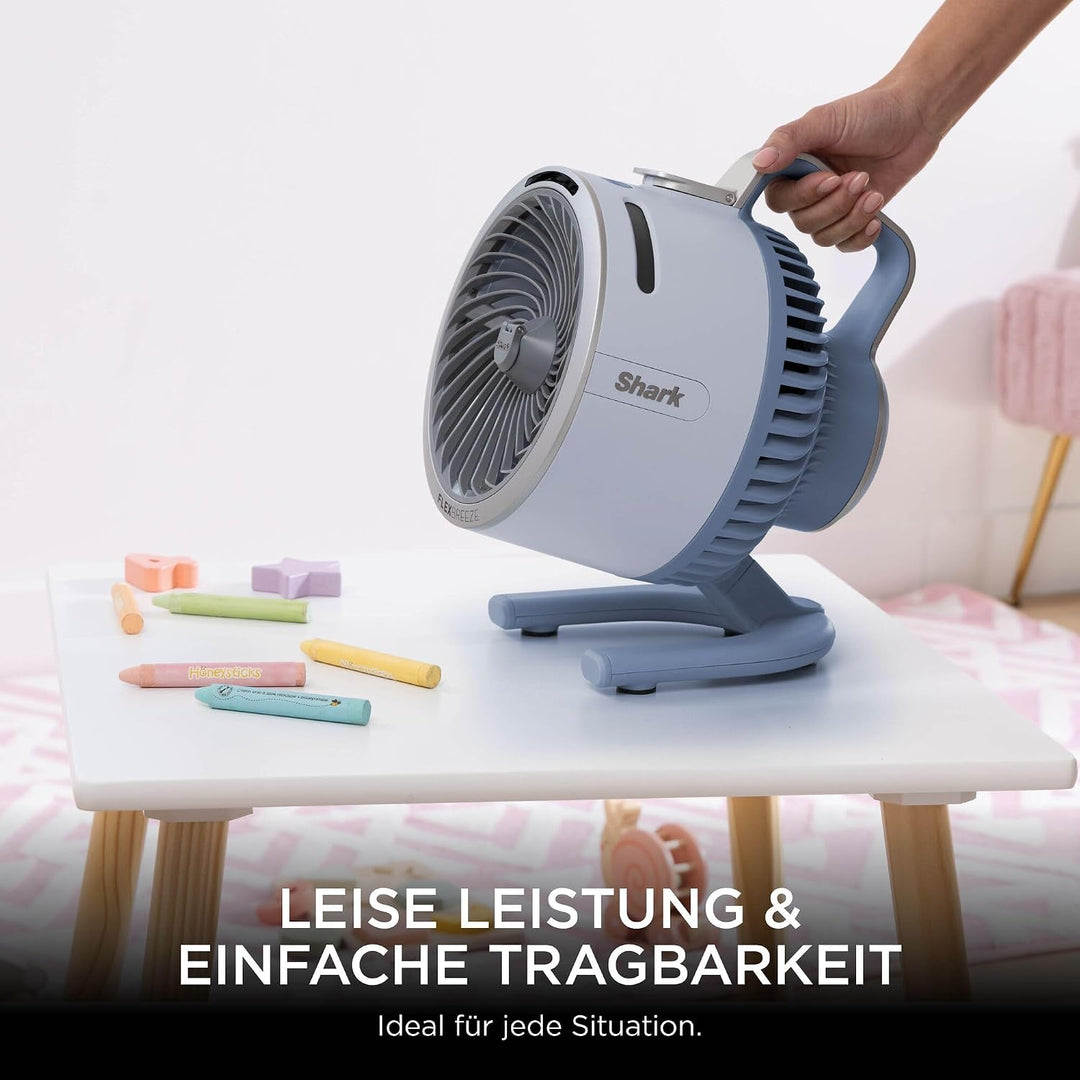 Shark FlexBreeze HydroGo Starker Ventilator mit Sprühnebel, Kühlung für drinnen & draussen, leise &