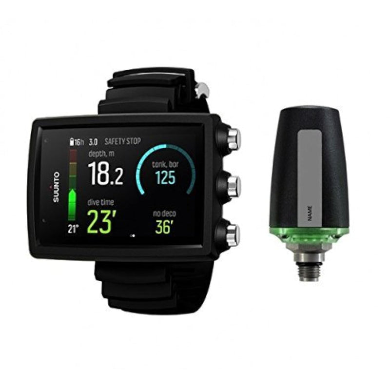 Suunto Eon Core Handgelenk-Tauchcomputer – Schwarz mit Sender und USB, Schwarz